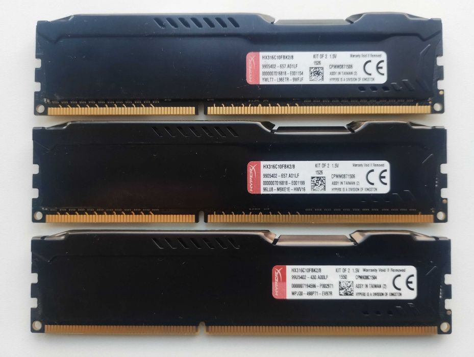 kingston hyperx fury ddr4 - купити комплектуючі для ПК - Ціна на