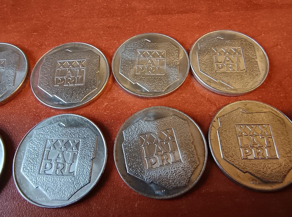 10x mapka PRL oryginalne