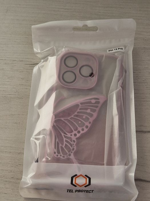 Tel Protect Butterfly Water Case do Iphone 15 Pro różowy
