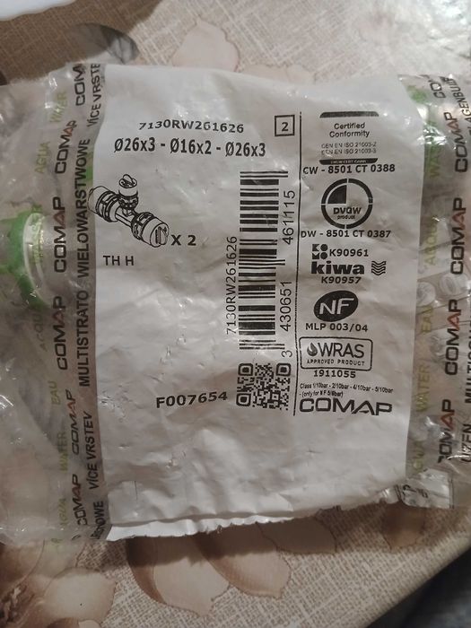 Trójnik redukcyjny comap 26x16