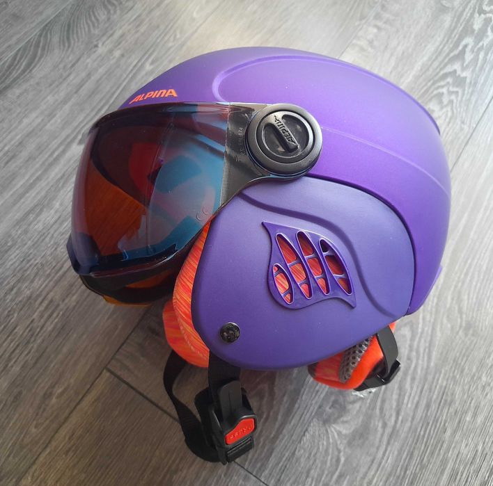 Kask narciarski z goglami Alpina dziecięcy rozm. XS (48-52 cm)