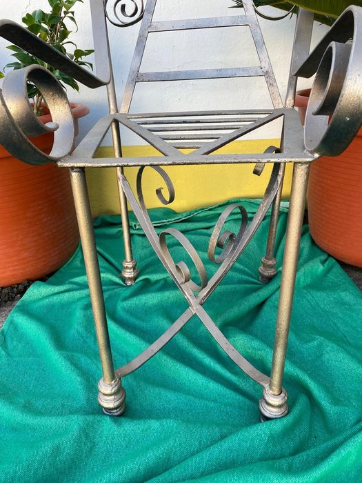 Cadeira ferro forjado