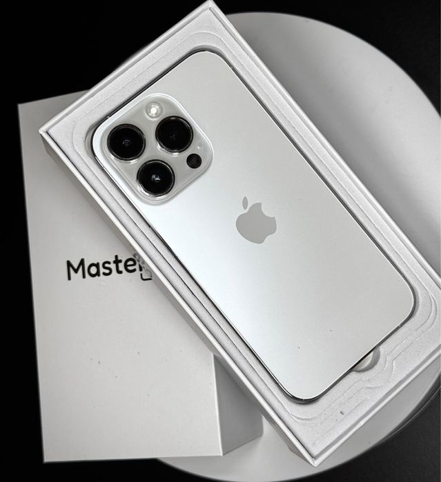 Iphone 14 Pro 128gb silver jak nowy bateria 100% 6msc gwarancji