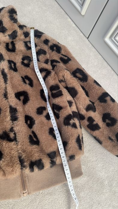 H&M 146 bluza kurtka w centki futerko