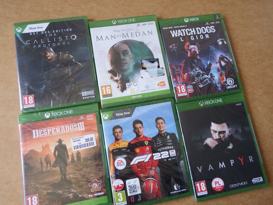 ZESTAW GIER Xbox ONE nowe zafoliowane MEGA PAKA GIER