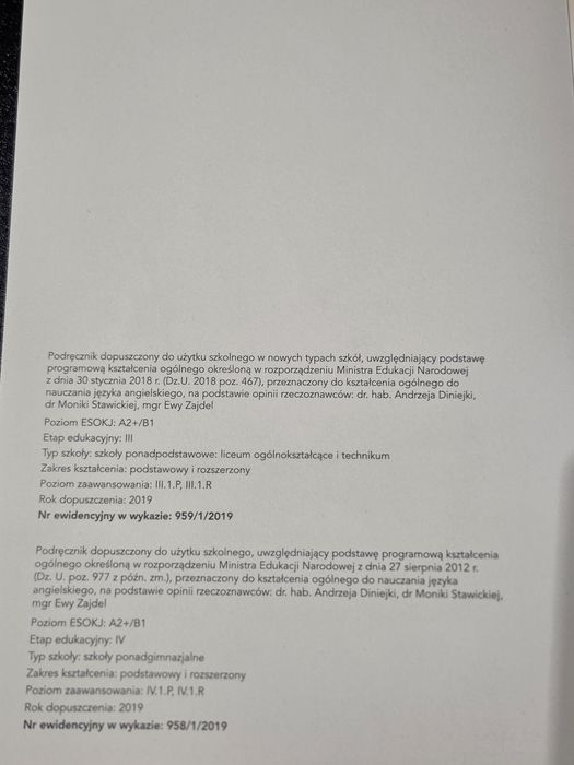 Checkpoint A2+/B1 podręcznik i ćwiczenia