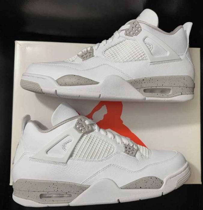 Jordan 4 Retro White Oreo R.43