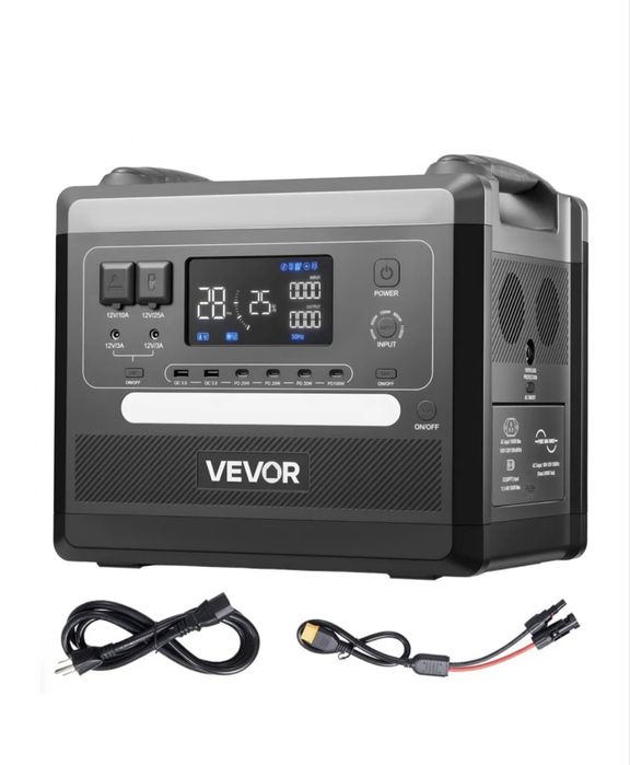 Зарядна станція VEVOR Tragbare 2400W, 2160Wh