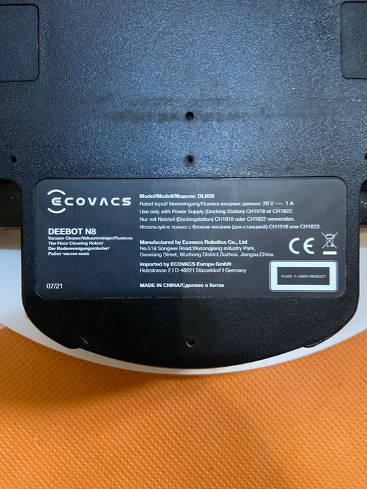 Робот-пылесос моющий Ecovacs DEEBOT OZMO N8