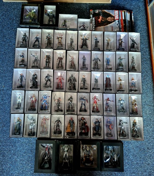 Figurki kolekcjonerskie   Deagostini marvel comics 58 sztuk