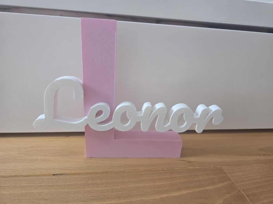 Placa de nome personalizada