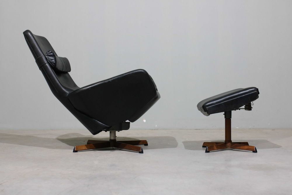 Poltrona com pousa pés Madsen & Schubell | Modelo MS-30