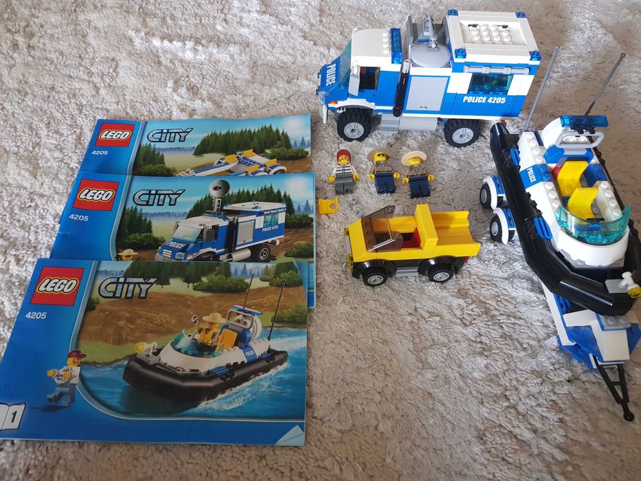 Prezent na Gwiazdkę! LEGO 4205, CITY, POLICJA, teren centrum dow