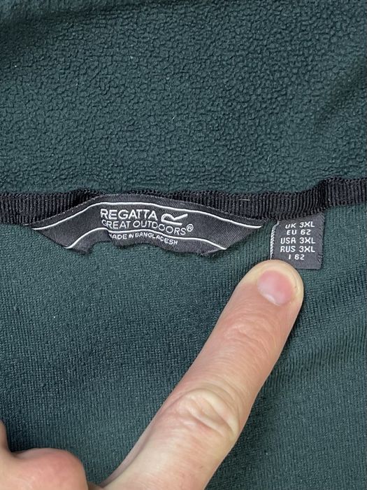 Regatta кофта толстовка 2XL-3XL размер флисовая зеленая