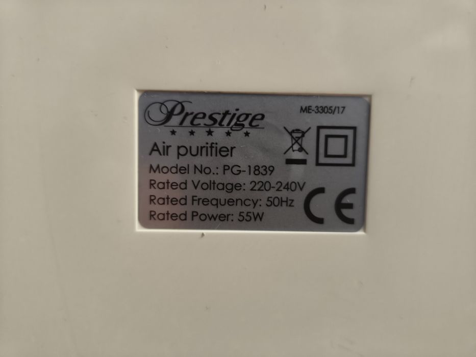 Oczyszczacz powietrza, jonizator PRESTIGE PG-1839 OKAZJA