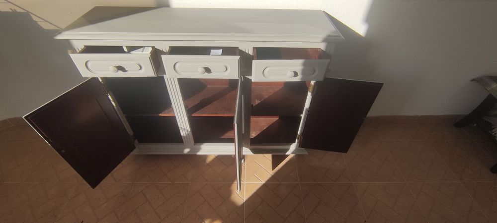 Móvel madeira maciça entrada aparador ou consola