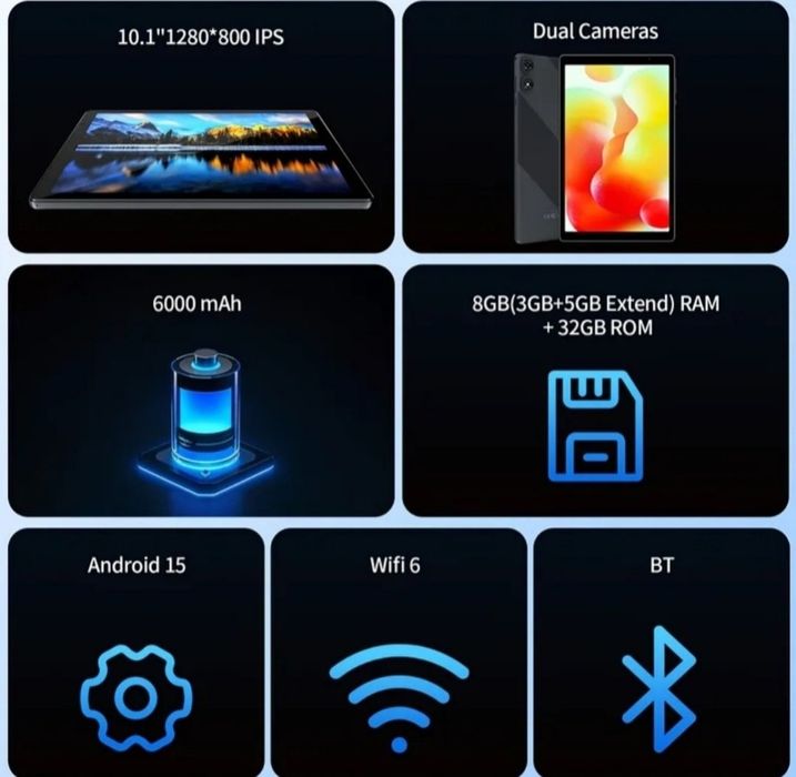 Планшет 10,1 дюйма+подарунок-підставка для планшета