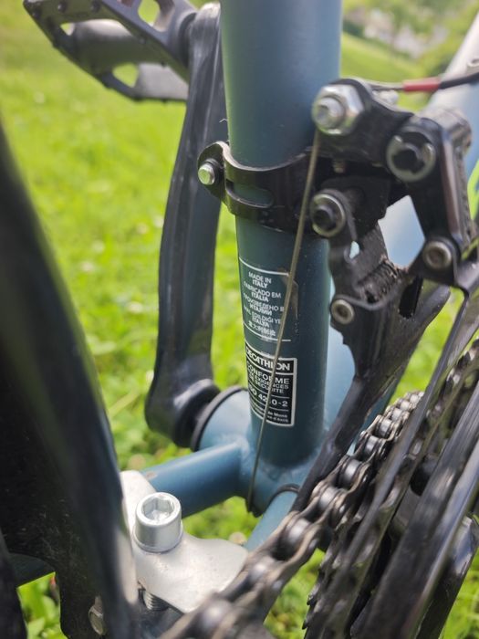 Rower trekkingowy B'Twin Rockrider z kołami 24-calowymi made in italy