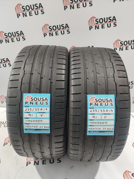 2 pneus semi novos 235-35R19 Hankook - Oferta dos Portes