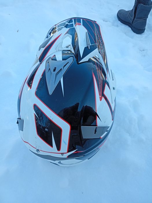 Мотоциклетний шлем МХ435.розм М.