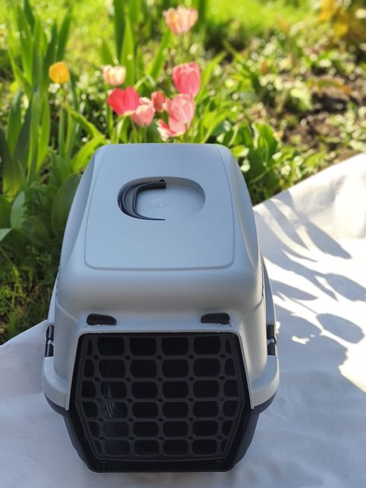 Nowy grafitowy transporter dla kota psa królika świnki morskiej do 15