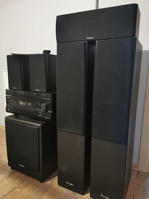 Zestaw kina domowego Onkyo + amplituner+ kolumny Maudio komplet, sprawny