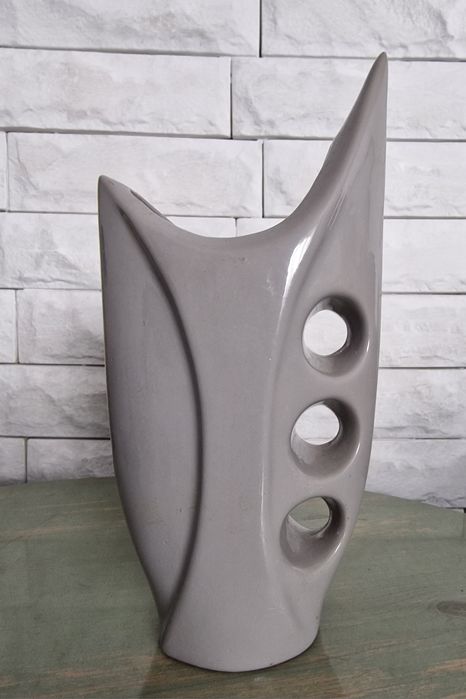 Wazon szary wys 28,5cm