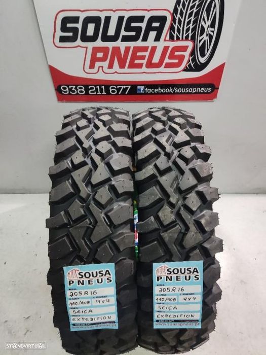 2 pneus novos 205-80r16 ceica - oferta dos portes
