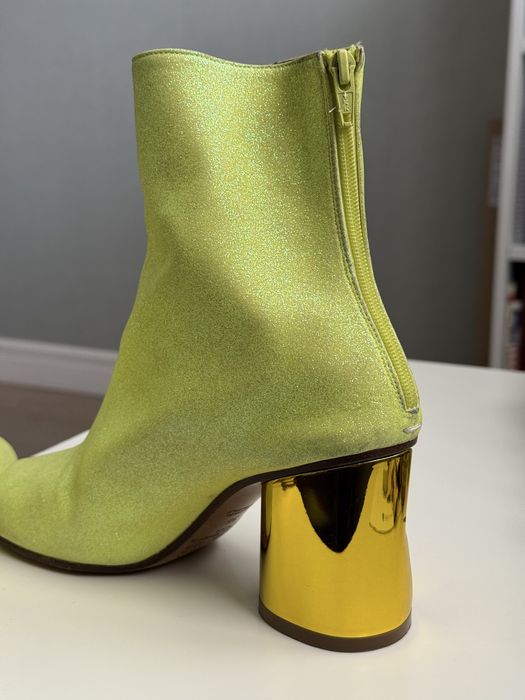 Черевики Maison Margiela Crushed Heel Glitter Ankle Boots