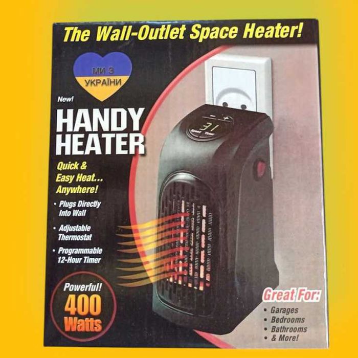 Тепловентилятор електрообігрівач Handy Heater 400W