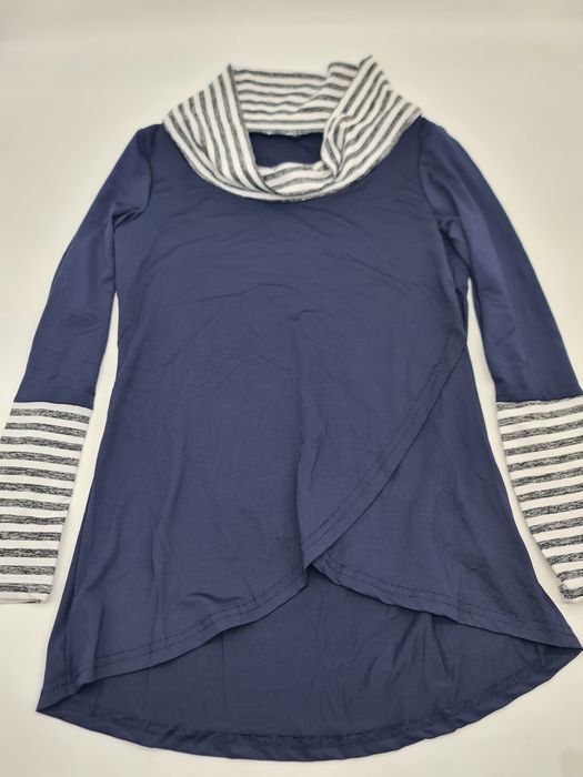 Túnica para senhora, tamanho S, azul escura - nova