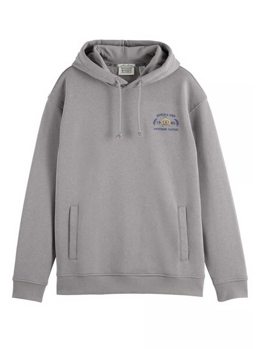 Scotch & Soda . Sweat relaxed com capuz - Cinzento