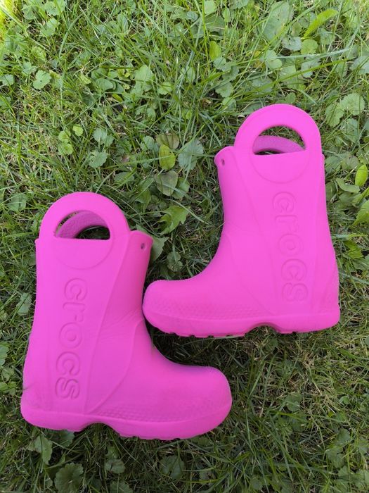 Сапожки чобітки Crocs с6-7 наш 23