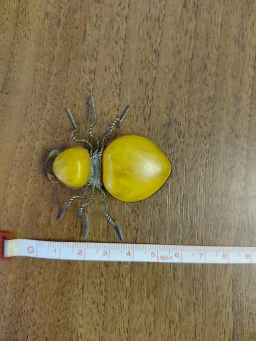 Подарок для женщины, янтарный муравей