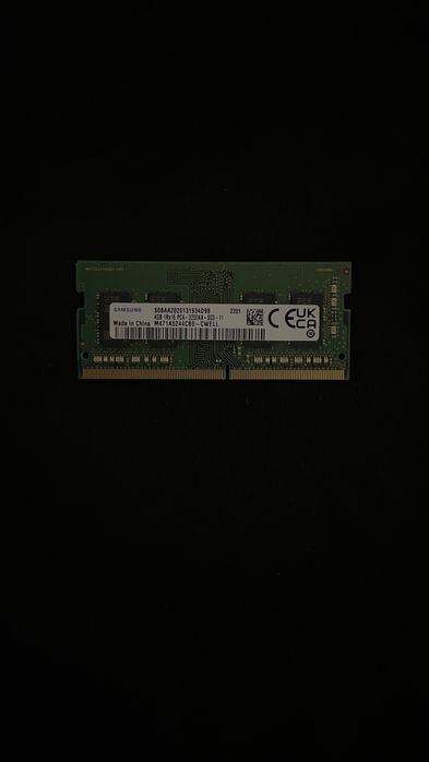 Samsung DDR4 4GB 3200MHz RAM Memory Module, SODIMM for Laptop64563906326913121