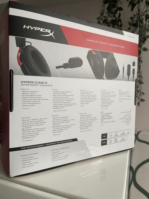 Słuchawki HyperX Cloud III nowe