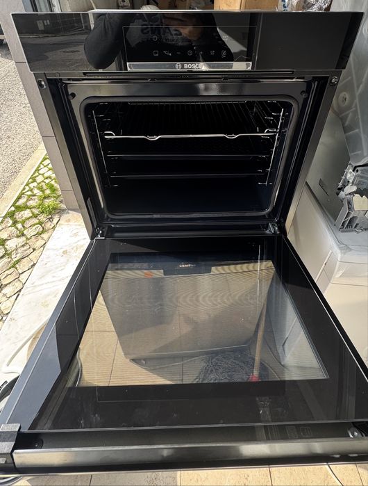 Forno BOSCH HBA572BB3F (71 L - 59,4 cm - Hidro + Pirolítico - Preto)
