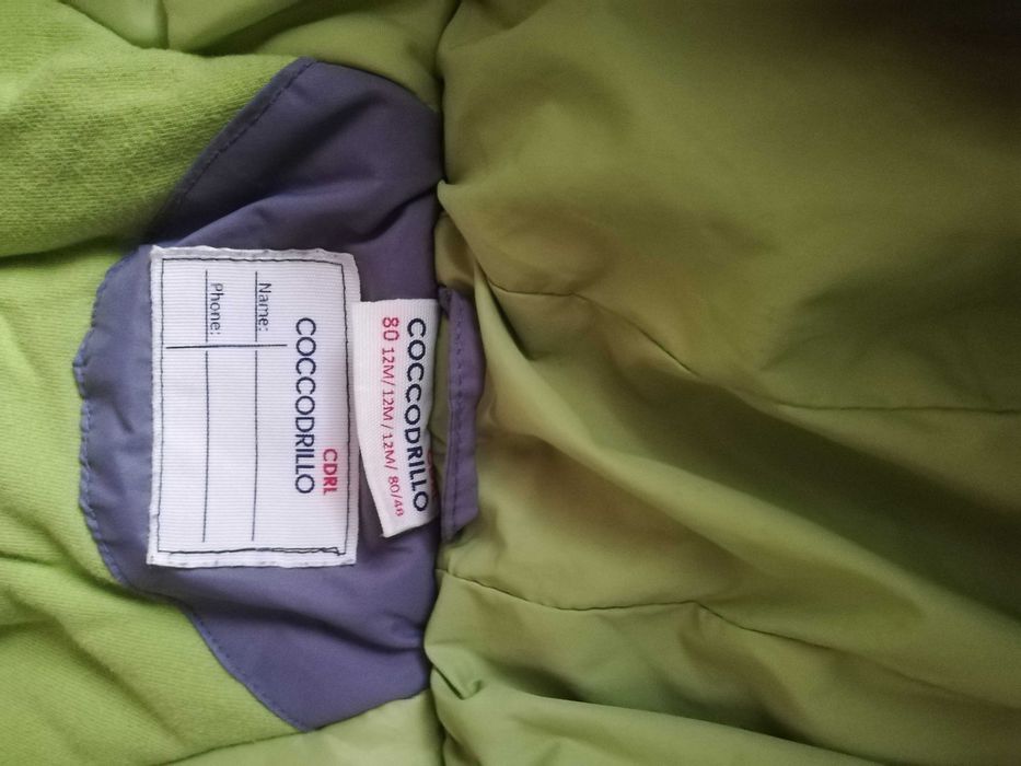 Kombinezon  zimowy rozmiar 80 cocodrillo