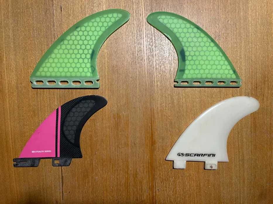 Conjunto de 4 quilhas usadas