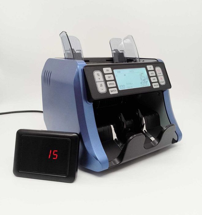 Лічильник для грошей з перевіркою банкноти на фальш. UV, MG, IR, DD