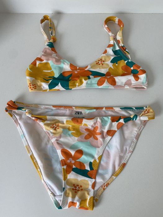 Biquíni Floral Menina Zara