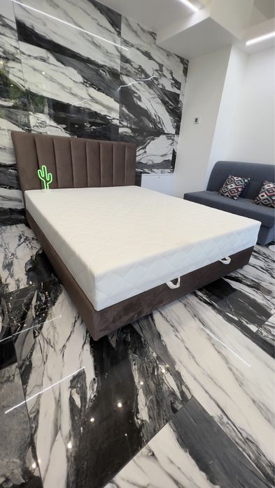 Кровать с подьемным механизмом и матрасом в наличии Днепр