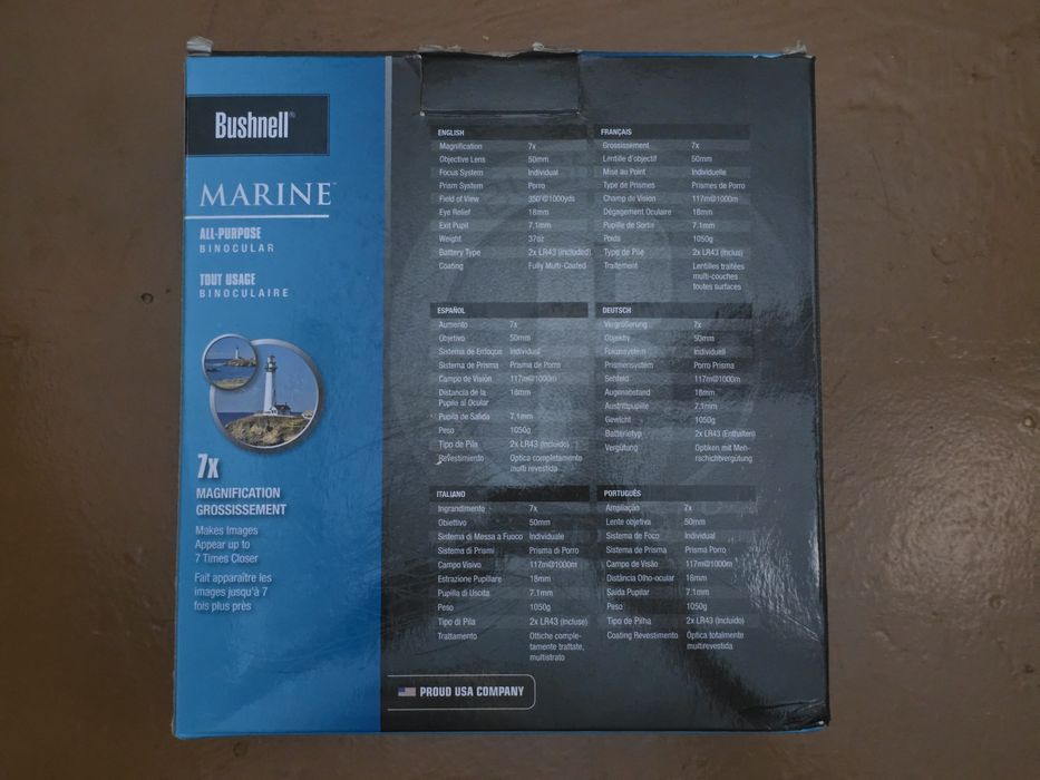 Бінокль Bushnell (США) Marine 7x50