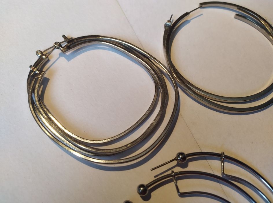 Conjunto de 4 Brincos Argolas