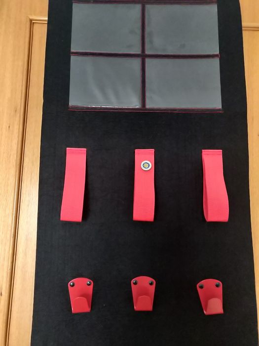 Faixa de arrumação para porta