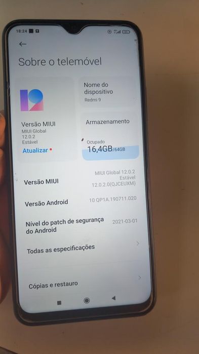 Xiaomi Redmi 9 impecável