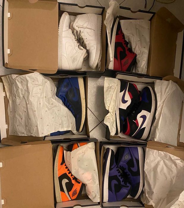 Nike Air Jordan 1 Mid Bred Reverse