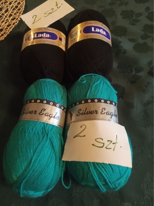 Włóczki bawełniane - zestaw