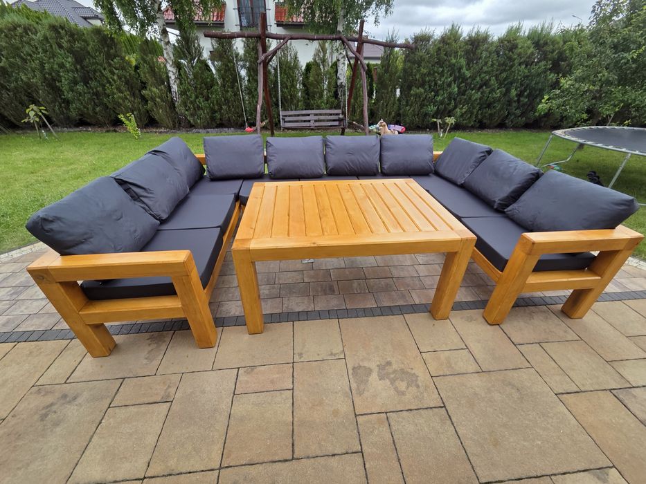 Meble ogrodowe, tarasowe drewniane