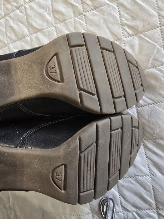Botki czarne 37, buty na słupku